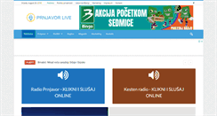 Desktop Screenshot of prnjavorlive.info